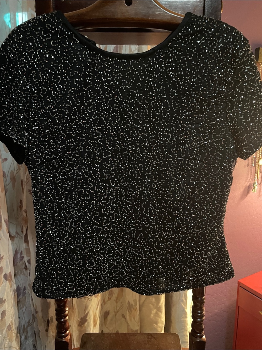 VTG STENAY BEADED BLOUSE